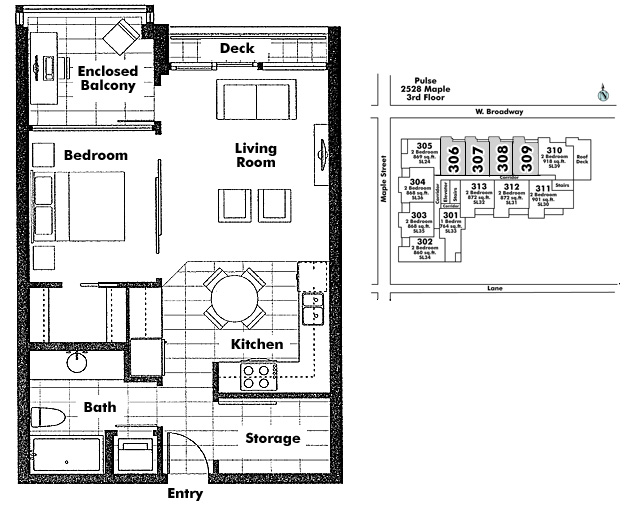Floor plan 307