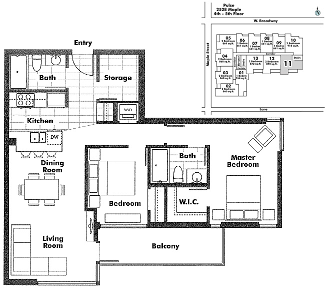 Floor plan 411