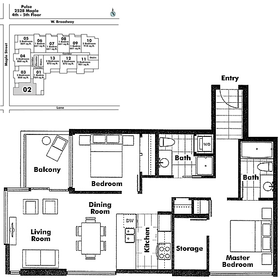 Floor plan 502
