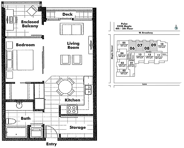 Floor plan 508
