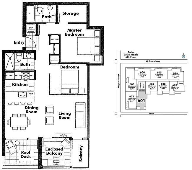 Floor plan 601