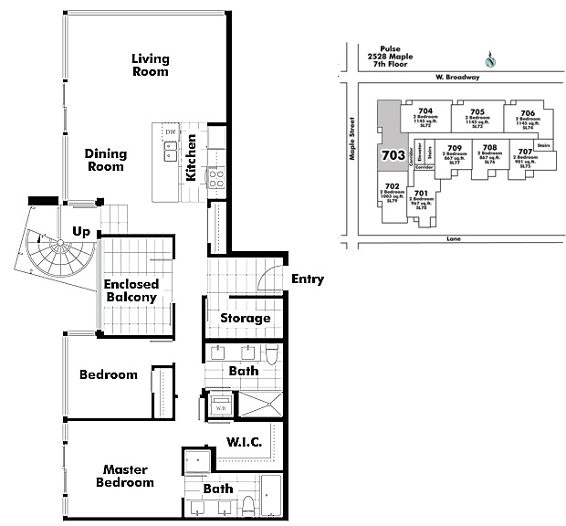 Floor plan 703