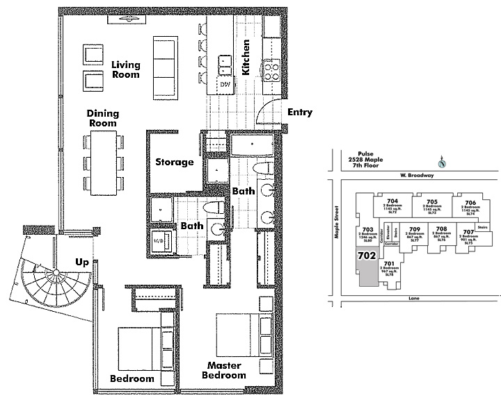 Floor plan 702