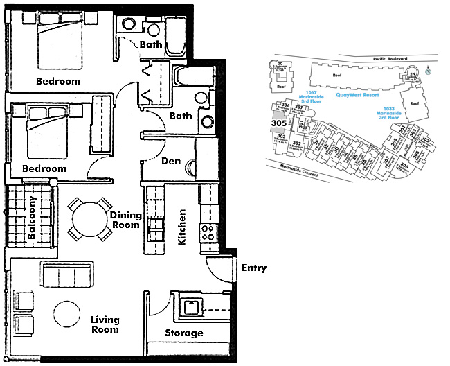 Floor plan 305