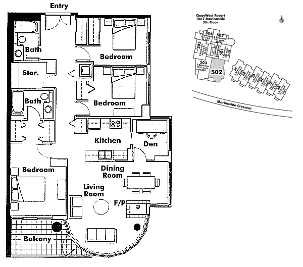 Floor plan 502