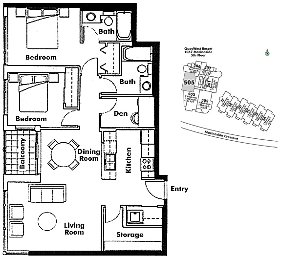 Floor plan 505
