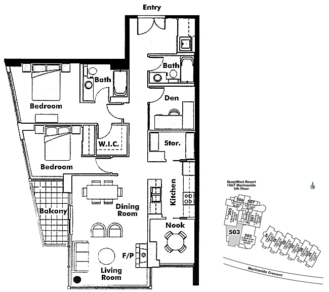 Floor plan 503