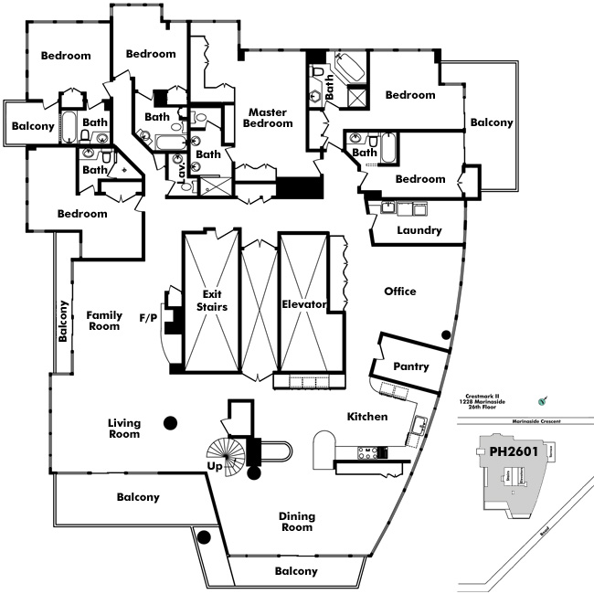 Floor plan PH2601
