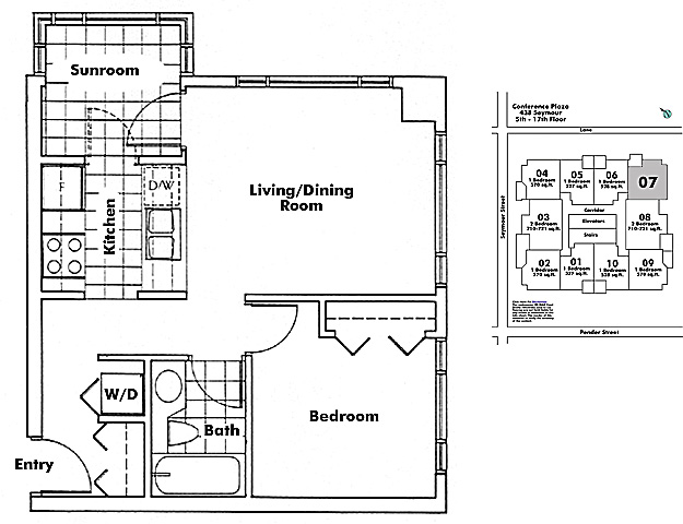 Floor plan 707