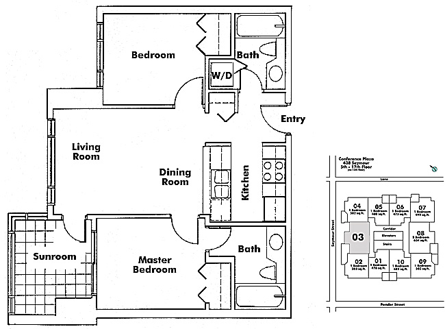 Floor plan 503