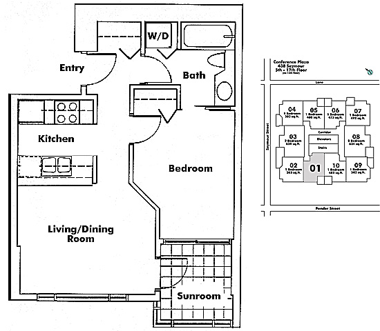 Floor plan 701