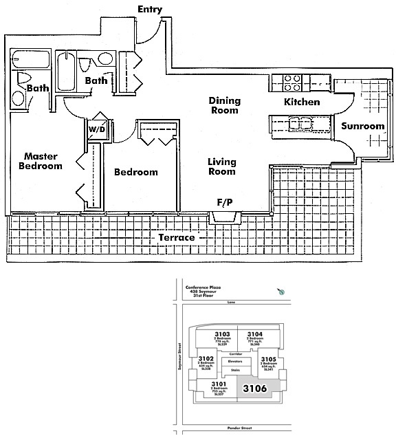 Floor plan 3106