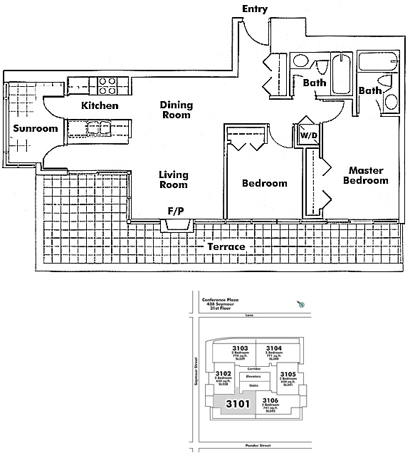 Floor plan 3101