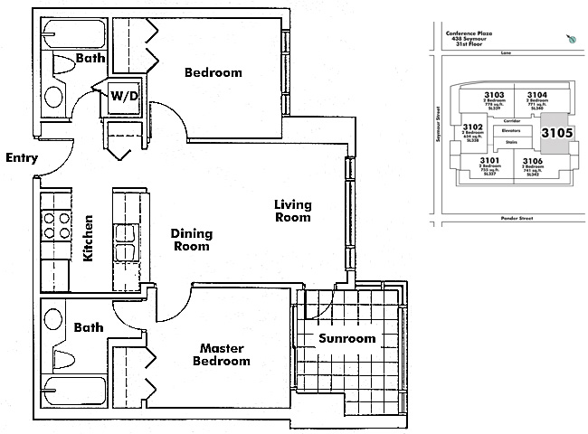 Floor plan 3105