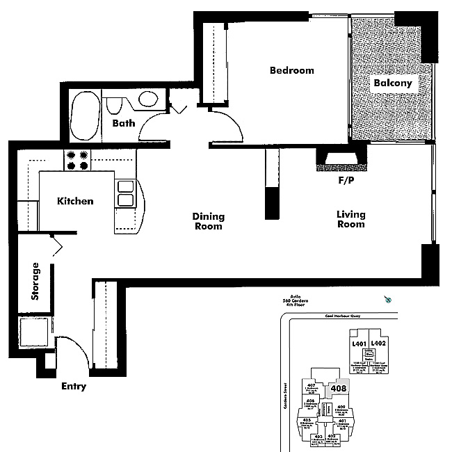 Floor plan 408