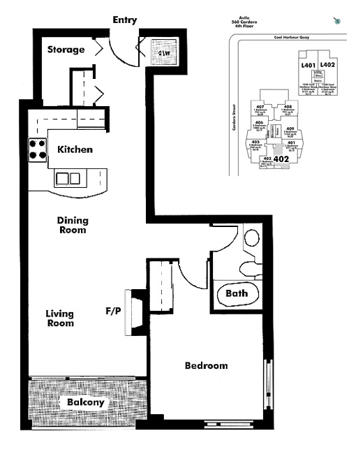 Floor plan 402