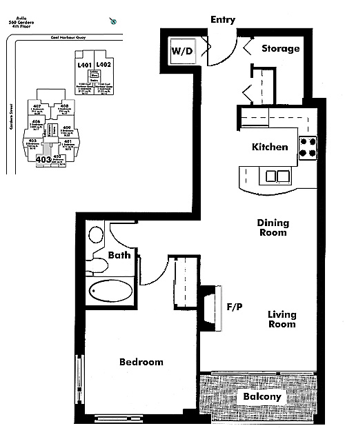 Floor plan 403