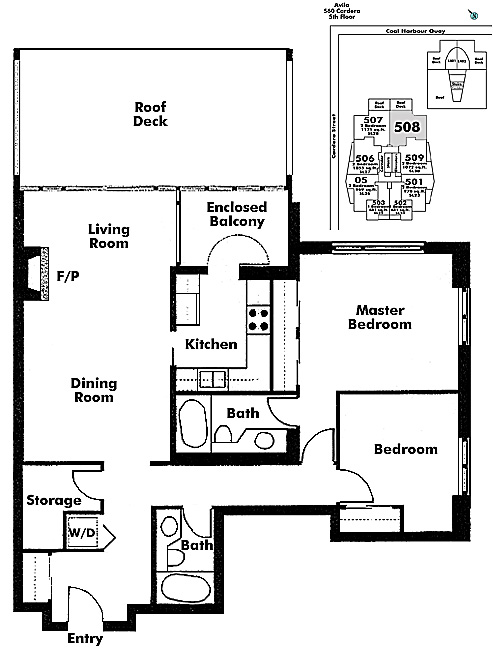 Floor plan 508