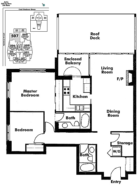 Floor plan 507