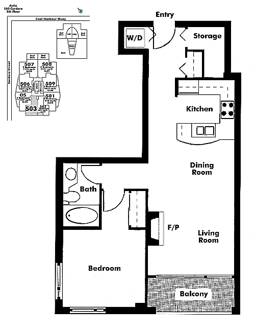 Floor plan 503