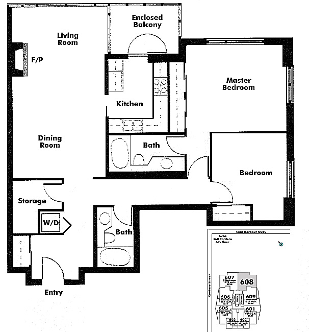 Floor plan 608