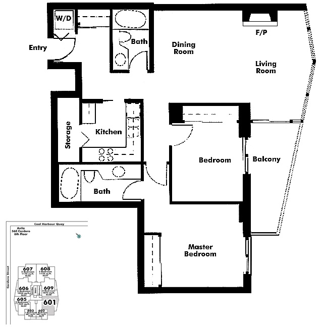 Floor plan 601