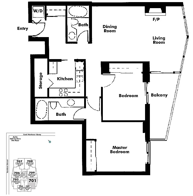 Floor plan 701