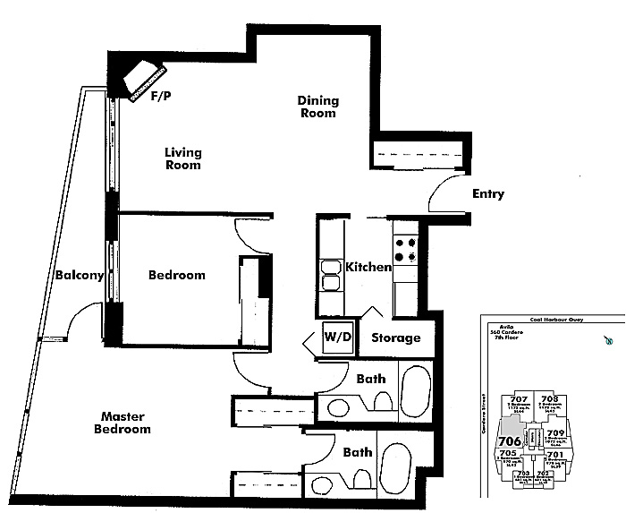 Floor plan 706