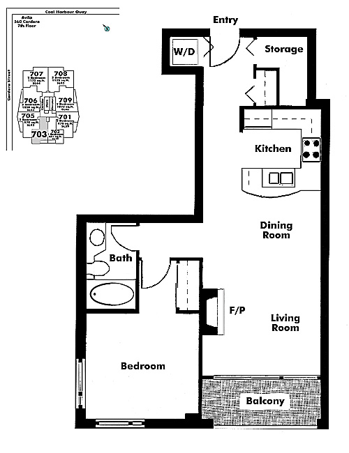 Floor plan 703