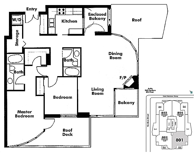 Floor plan 801