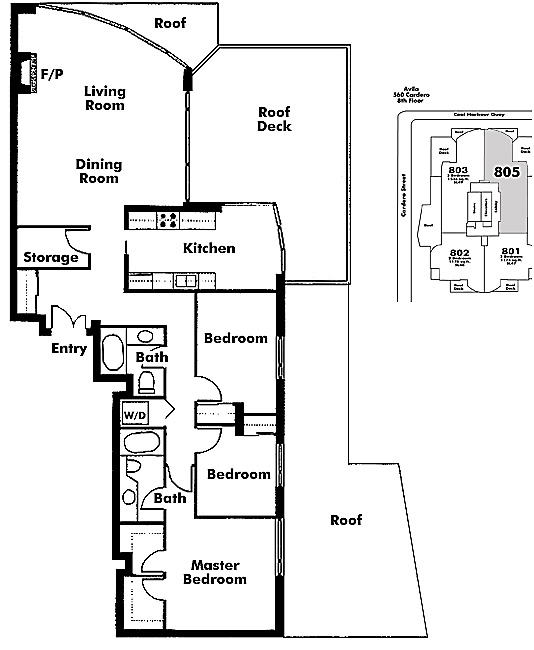 Floor plan 805