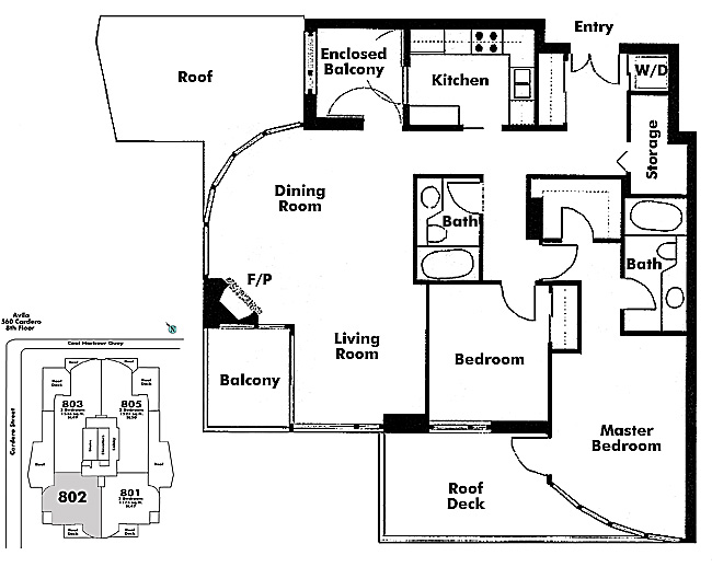Floor plan 802