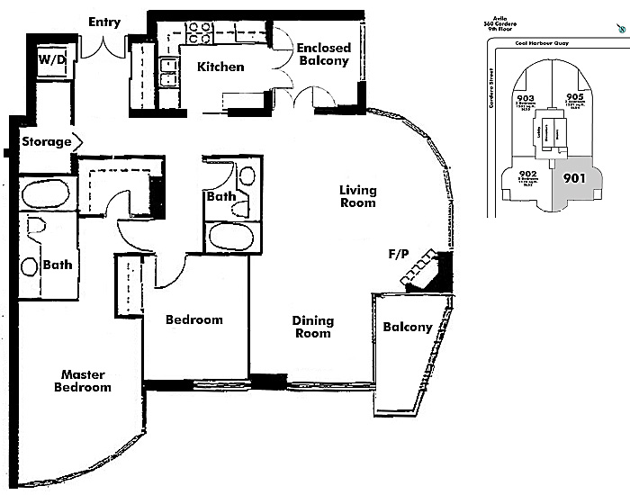 Floor plan 901