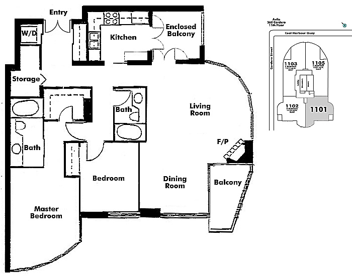 Floor plan 1101