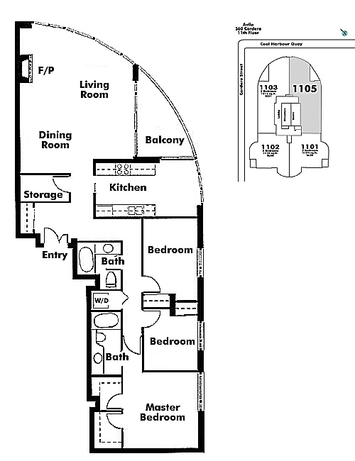 Floor plan 1105