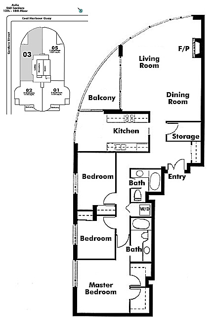 Floor plan 1303