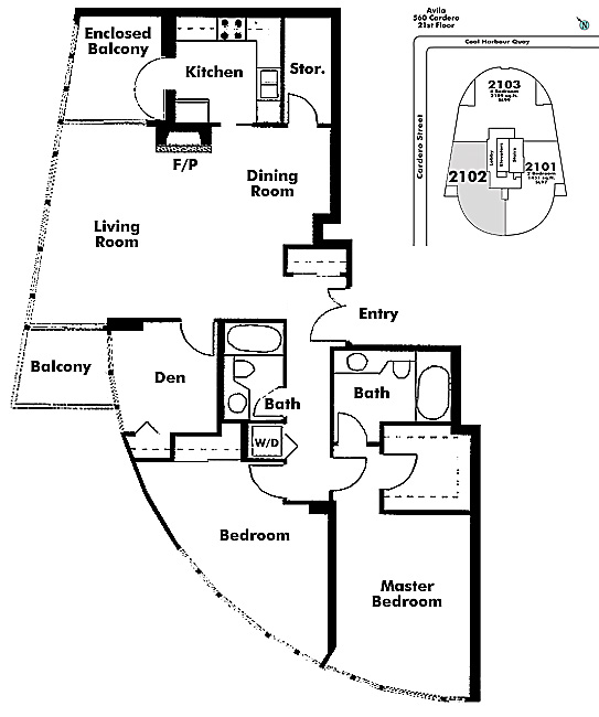 Floor plan 2102