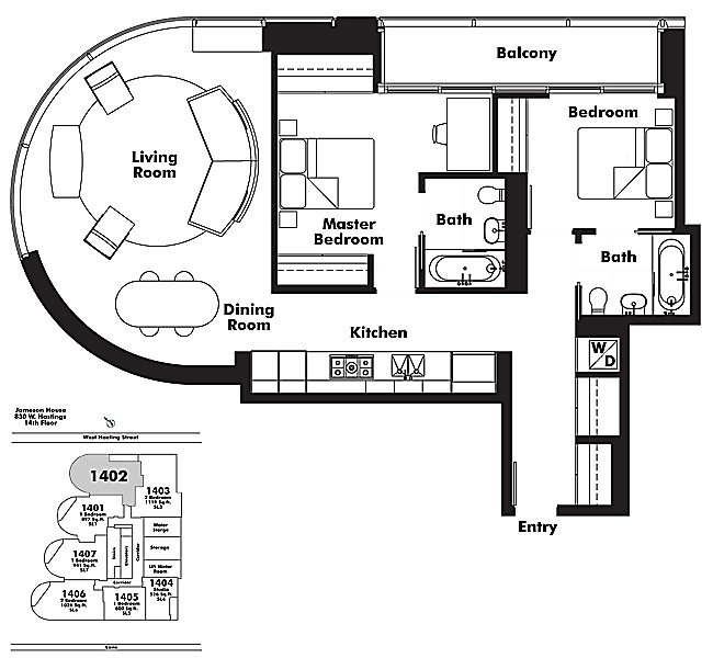 Floor plan 1402