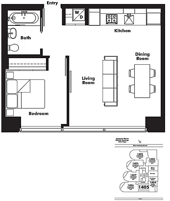 Floor plan 1405