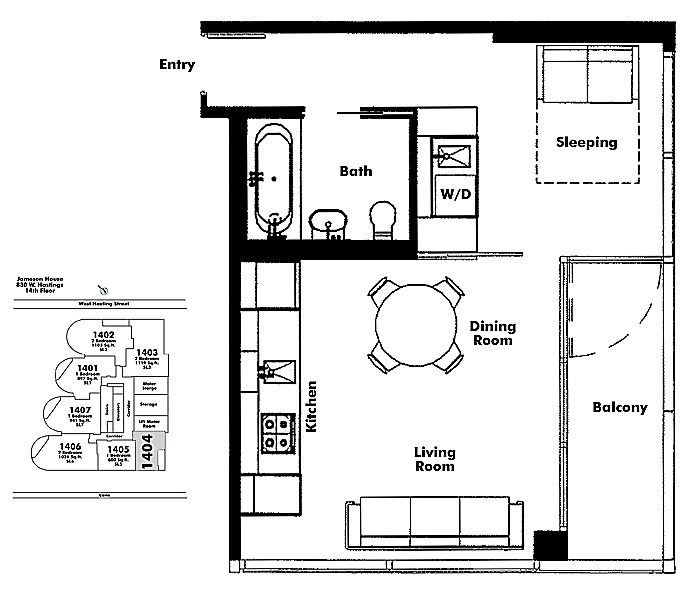Floor plan 1404