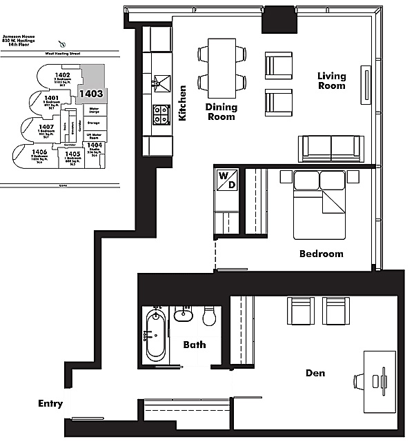 Floor plan 1403