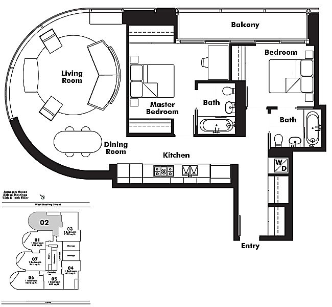 Floor plan 1502
