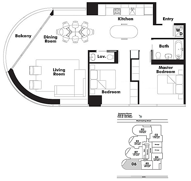 Floor plan 1606