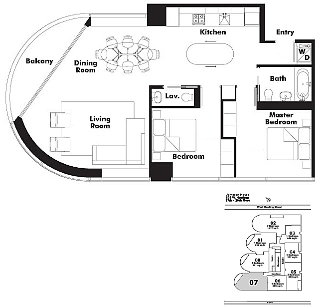 Floor plan 1707