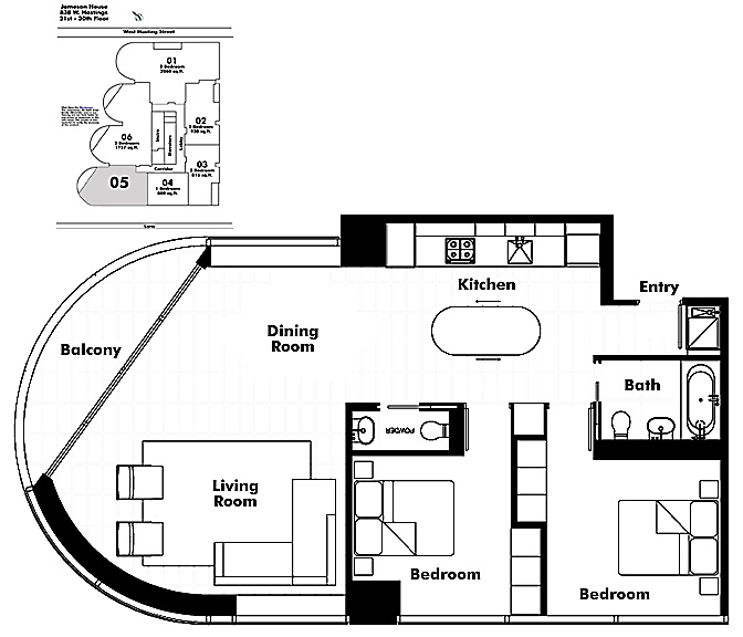 Floor plan 2305