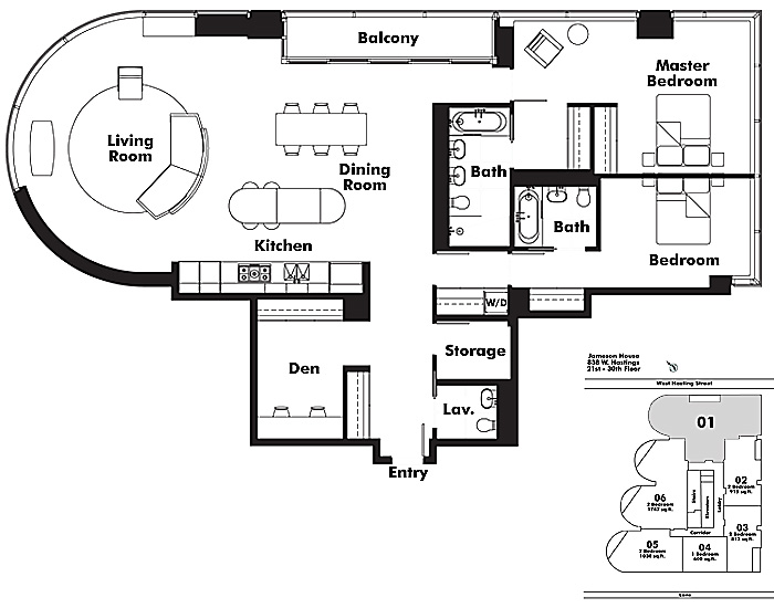 Floor plan 2101