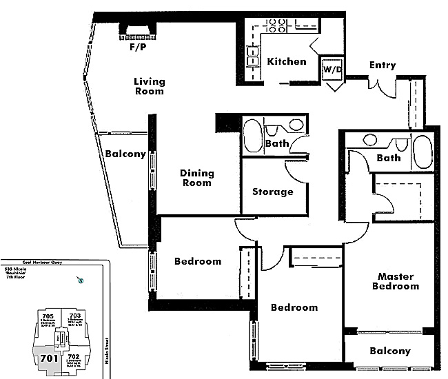 Floor plan 701