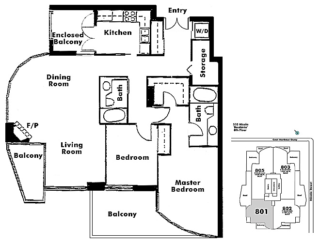 Floor plan 801
