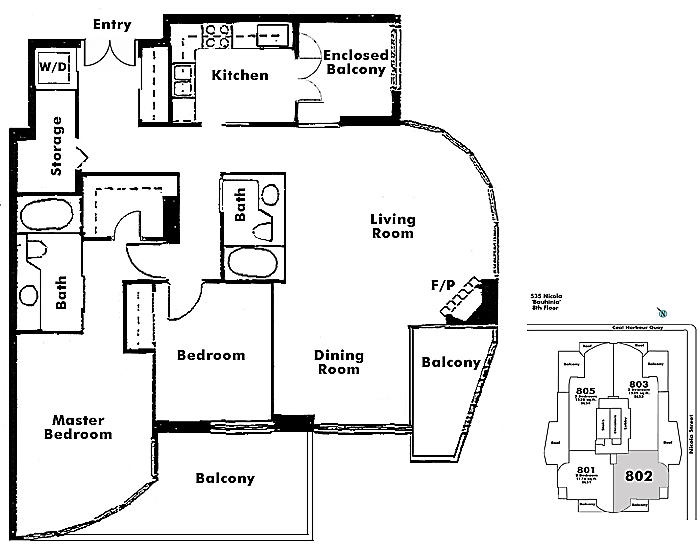 Floor plan 802