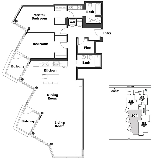 Floor plan 304